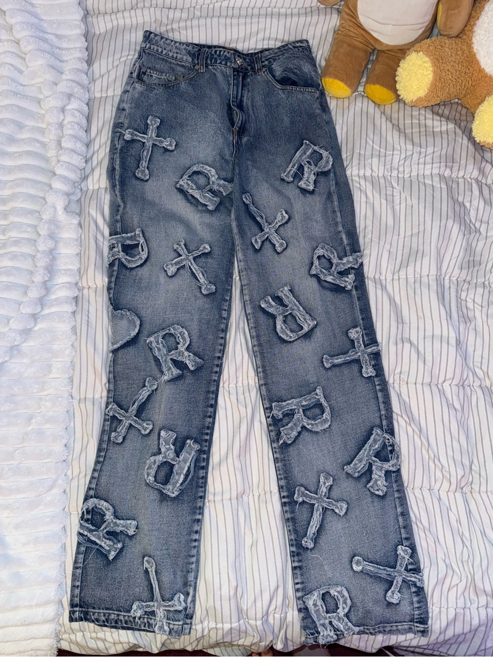 Racer Worldwide Patchwork Jeans